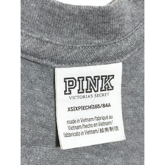 PINK Victorias Secret Sequin Tank Top XS Bling Rose Gold Athleisure Y2K Sporty - Picture 4 of 6